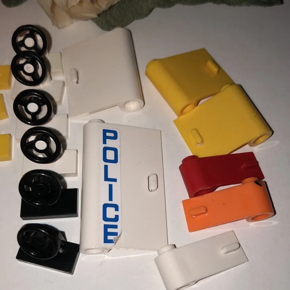LEGO CAR SEATS VINTAGE LEGOS STEERING WHEELS LEGO Car Doors 80-90s LEGO